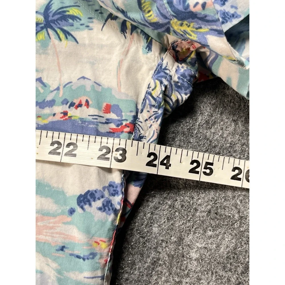 J.CREW Men's‎ Button-Front Shirt Adult XL Slim Multi Colored Hawaiian Buttton